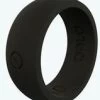 Men's Black Silicone Ring -Clothing Store Online 21420 AS SHOWN l