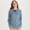 Women's BA Lumen Full Zip Hoody -Clothing Store Online 31265 STEEL BLUE l
