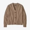 Patagonia Women's Recycled Wool Cardigan -Clothing Store Online 32129 EL CAP KHAKI l