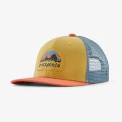 Patagonia K's Trucker Hat 15 Patagonia K's Trucker Hat -Clothing Store Online 33464 SKYLIN STEN SURF YEL l