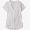 Patagonia W's Side Current Tee -Clothing Store Online 33507 WHITE l